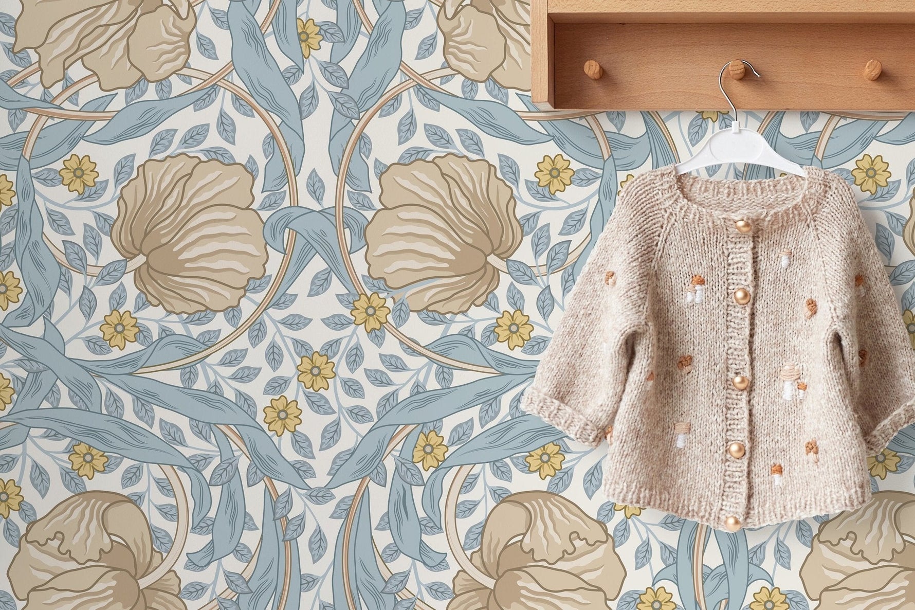 Floral Elegance Wallpaper - D302 - WallTrend