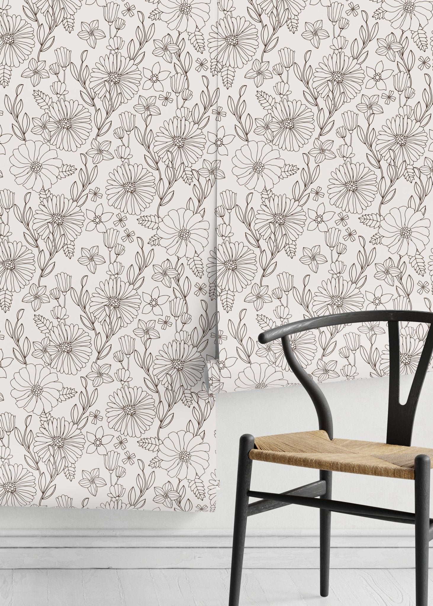 Floral Elegance Wallpaper - D378 - WallTrend