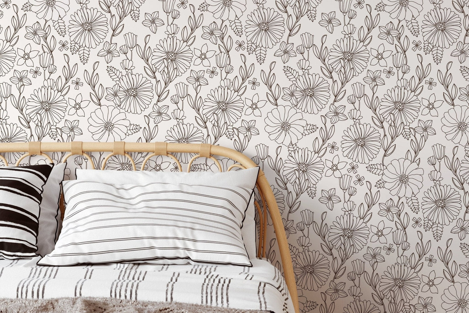 Floral Elegance Wallpaper - D378 - WallTrend