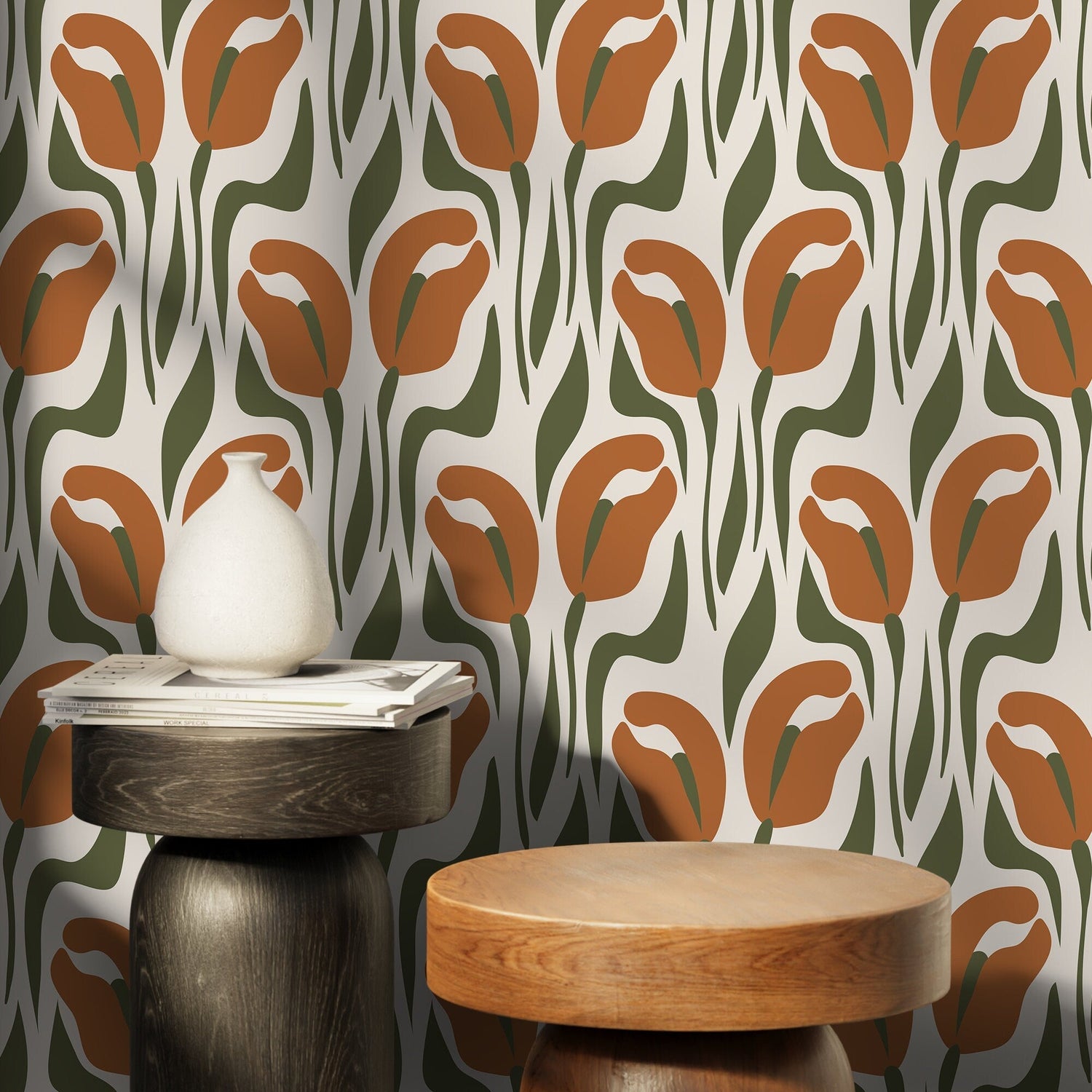 Floral Elegance Wallpaper - D653 - WallTrend