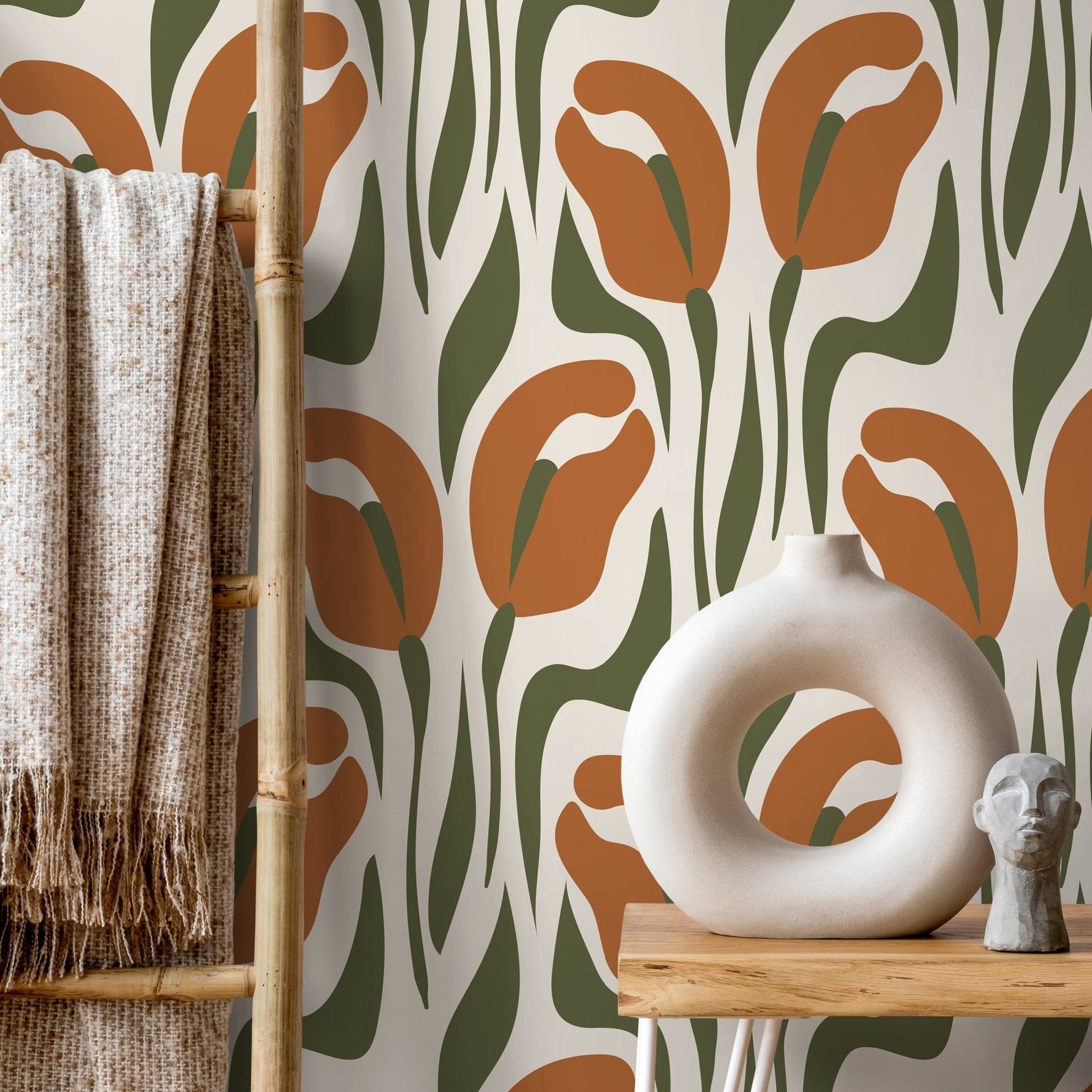 Floral Elegance Wallpaper - D653 - WallTrend