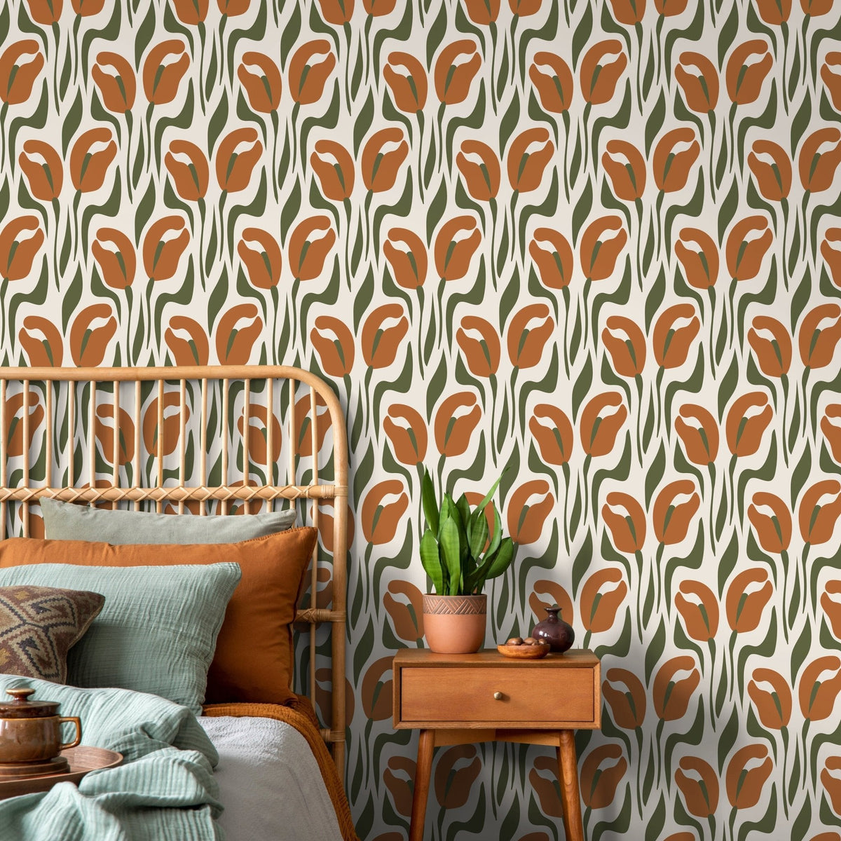 Floral Elegance Wallpaper - D653 - WallTrend