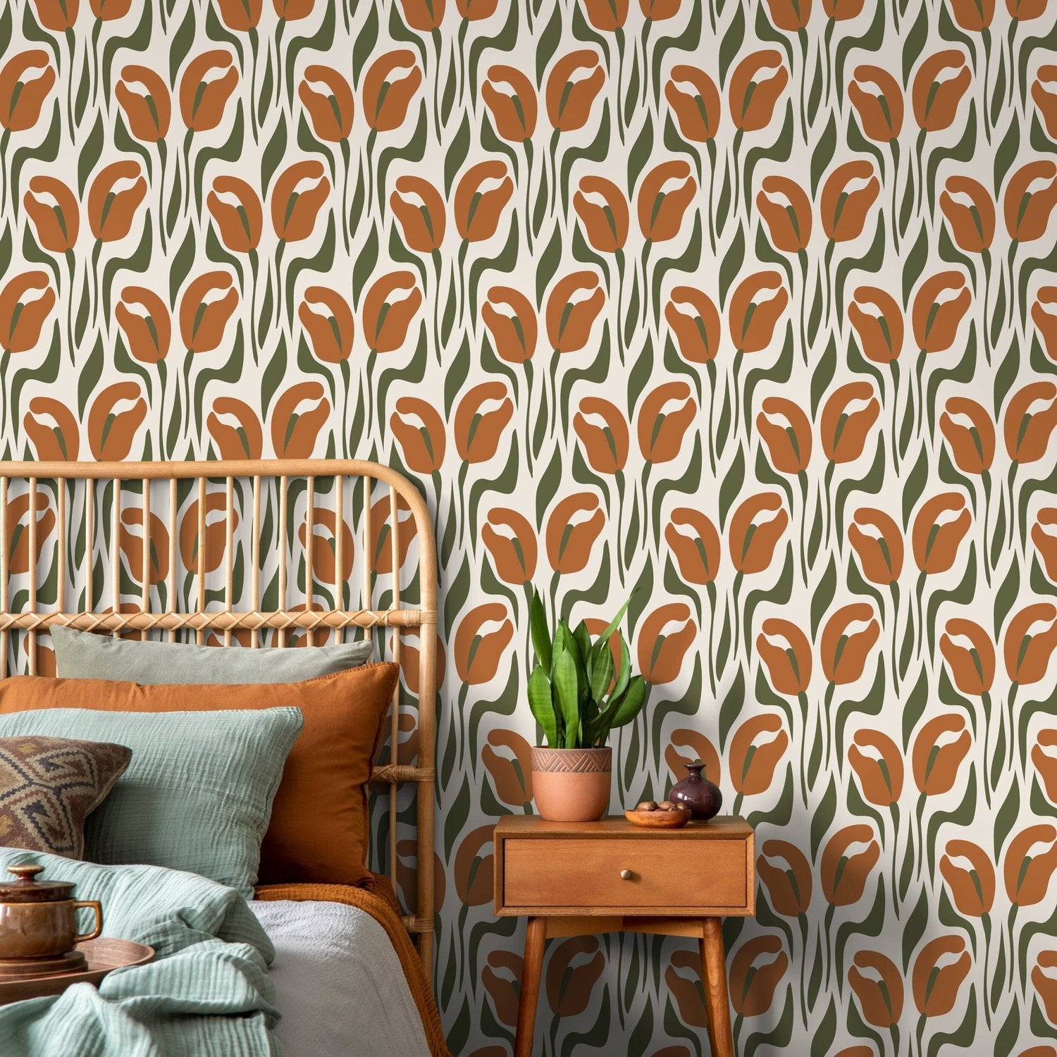 Floral Elegance Wallpaper - D653 - WallTrend