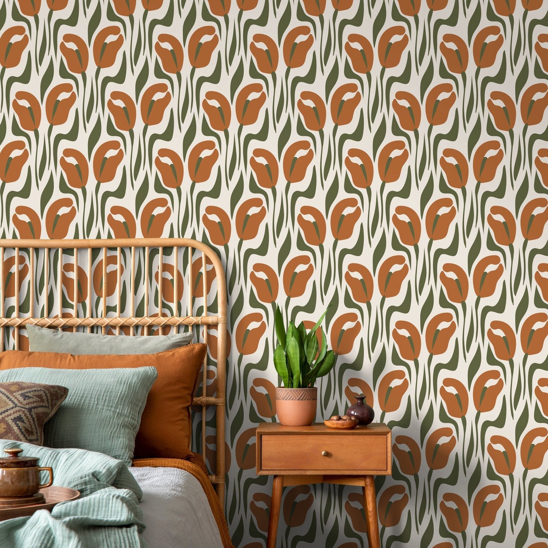 Floral Elegance Wallpaper - D653 - WallTrend