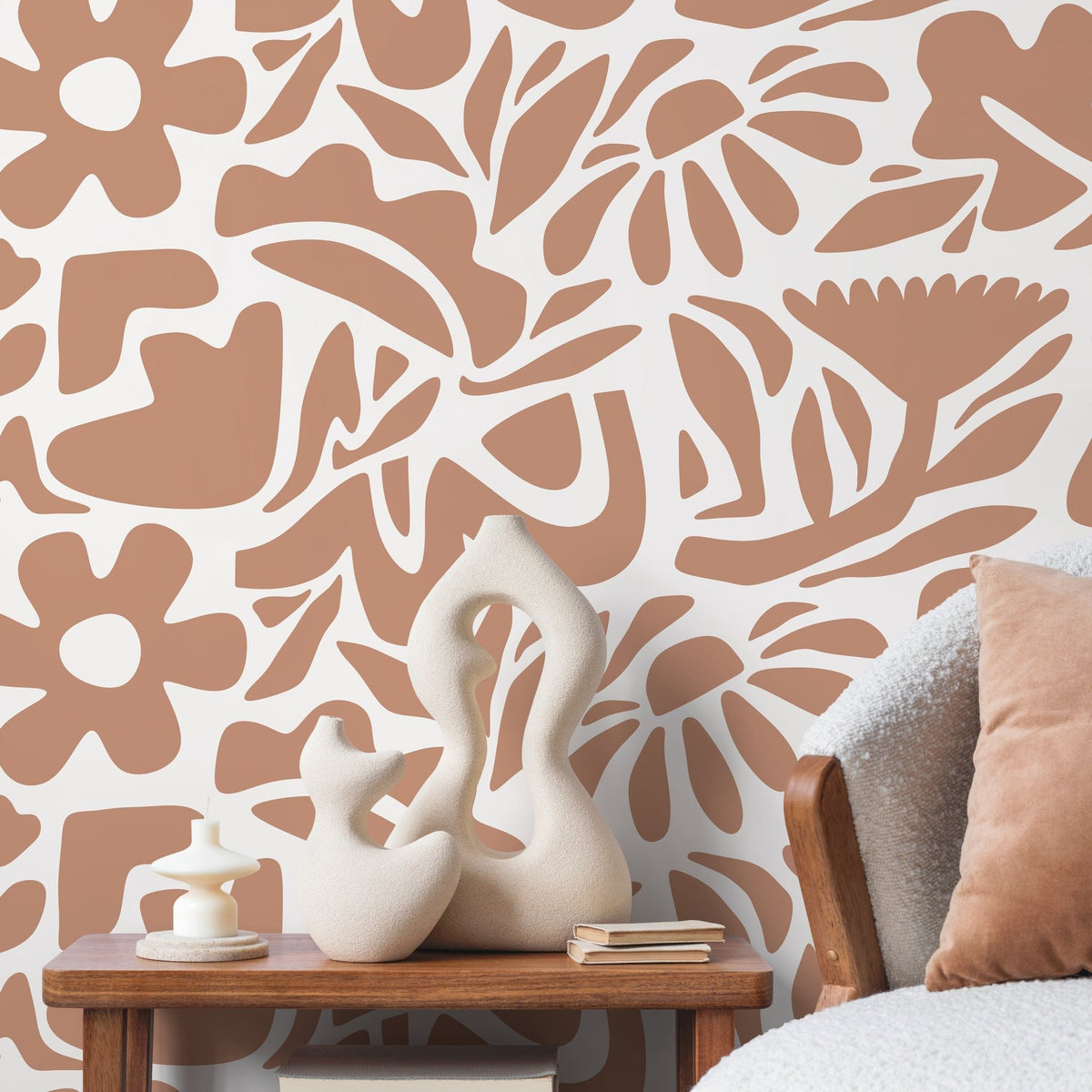 Floral Elegance Wallpaper - D674 - WallTrend