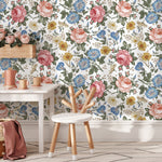 Floral Elegance Wallpaper - SKU B262 - WallTrend