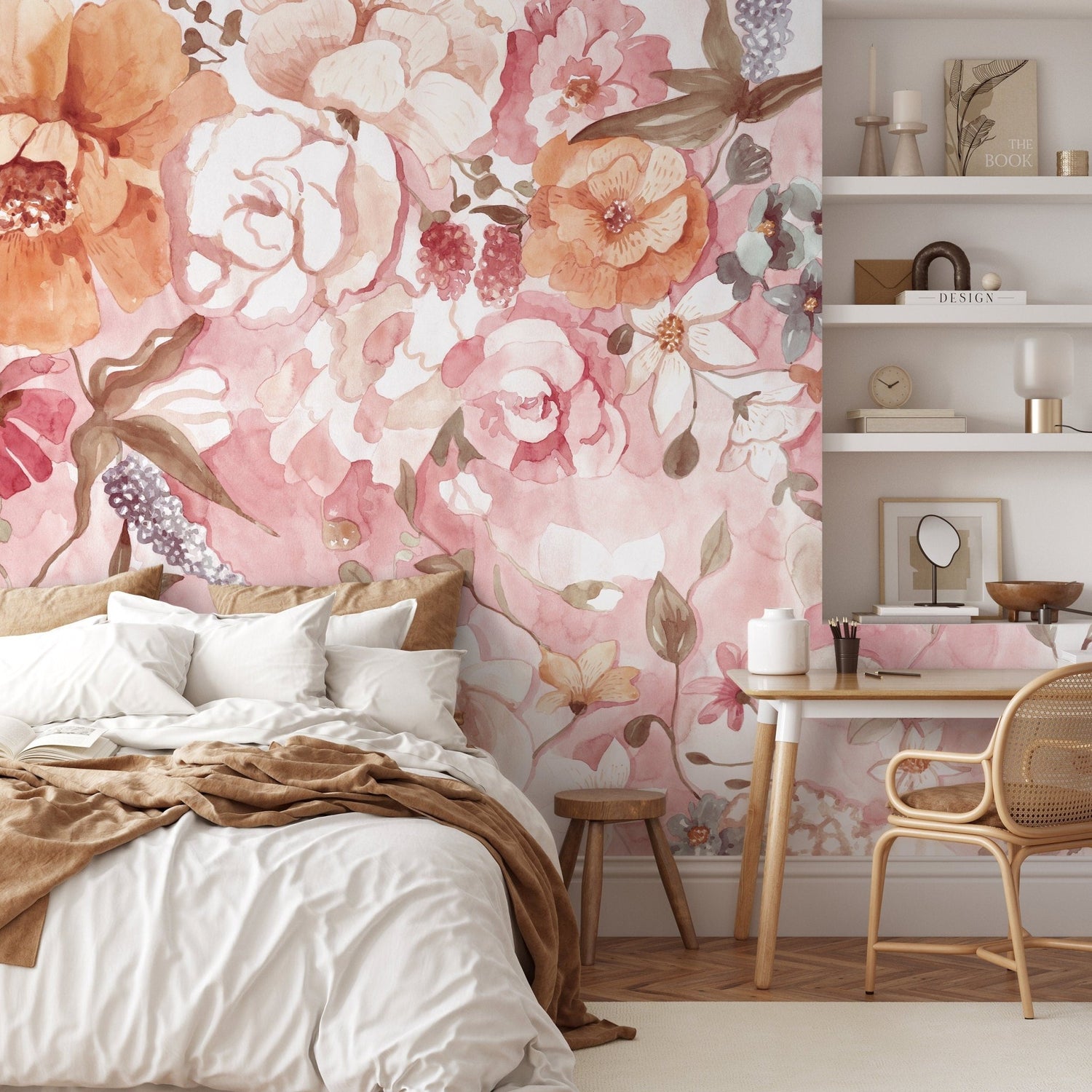 Floral Elegance Wallpaper - SKU D326 - WallTrend