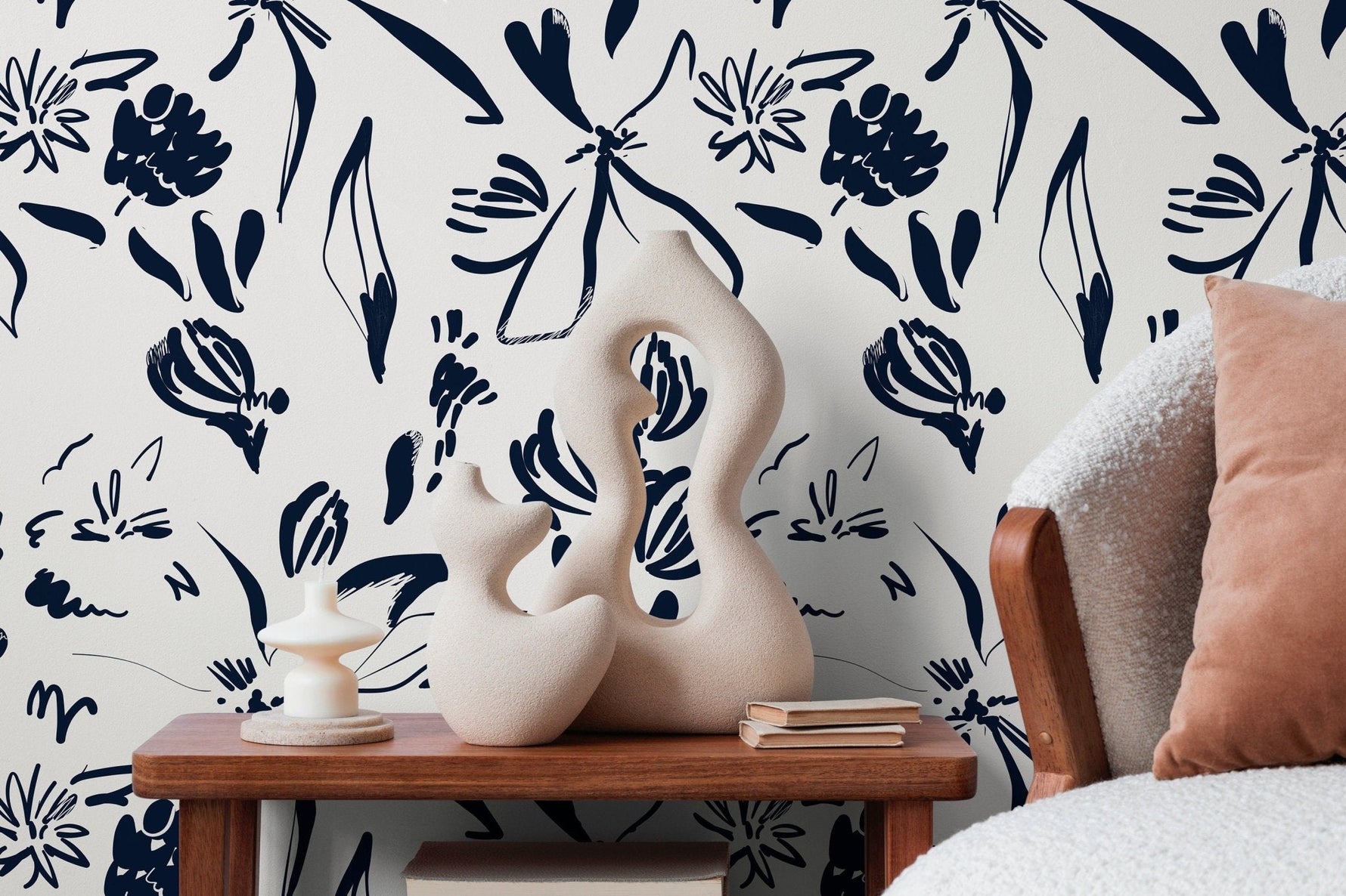 Floral Expression Wallpaper - C383 - WallTrend