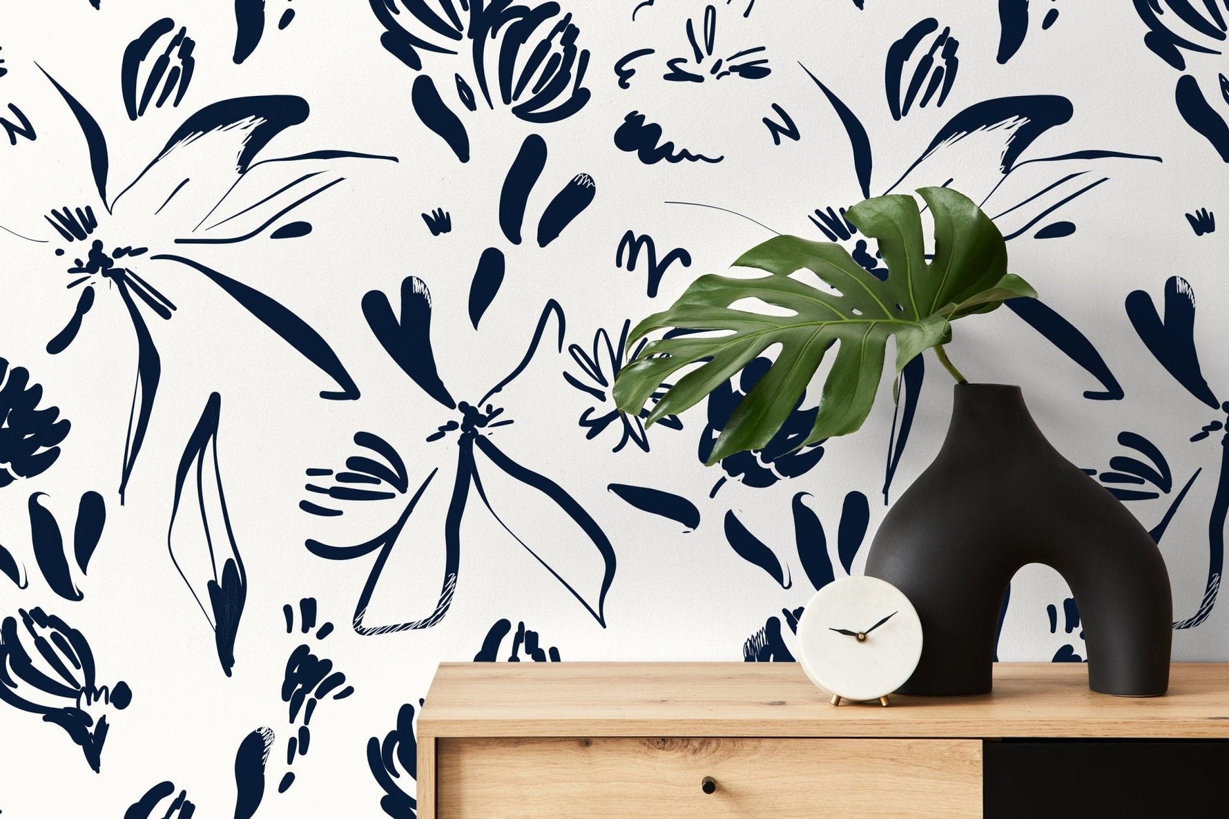 Floral Expression Wallpaper - C383 - WallTrend