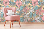 Floral Fancy Wallpaper - D382 - WallTrend