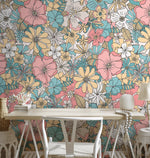 Floral Fancy Wallpaper - D382 - WallTrend