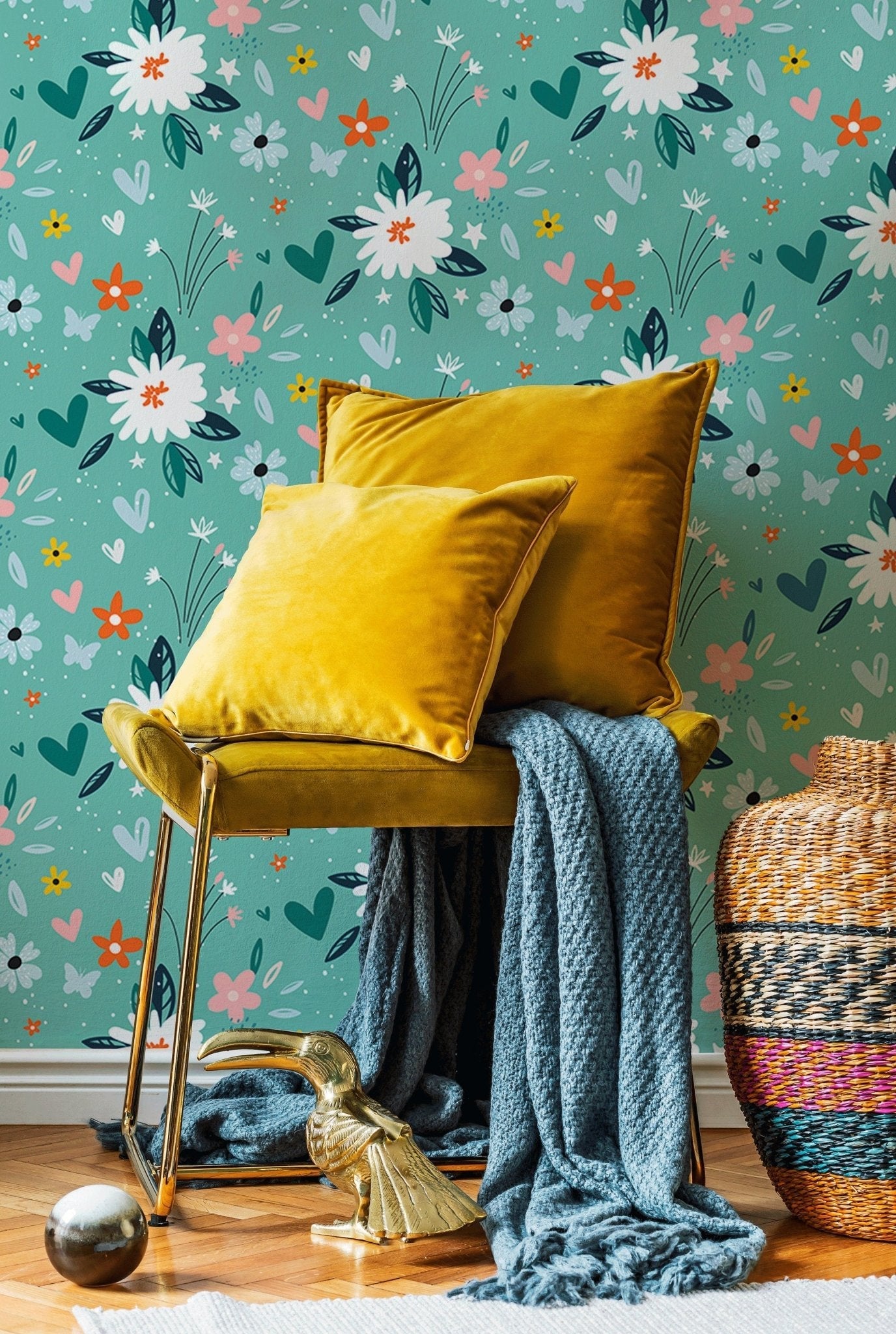 Floral Fantasy Wallpaper - B307 - WallTrend