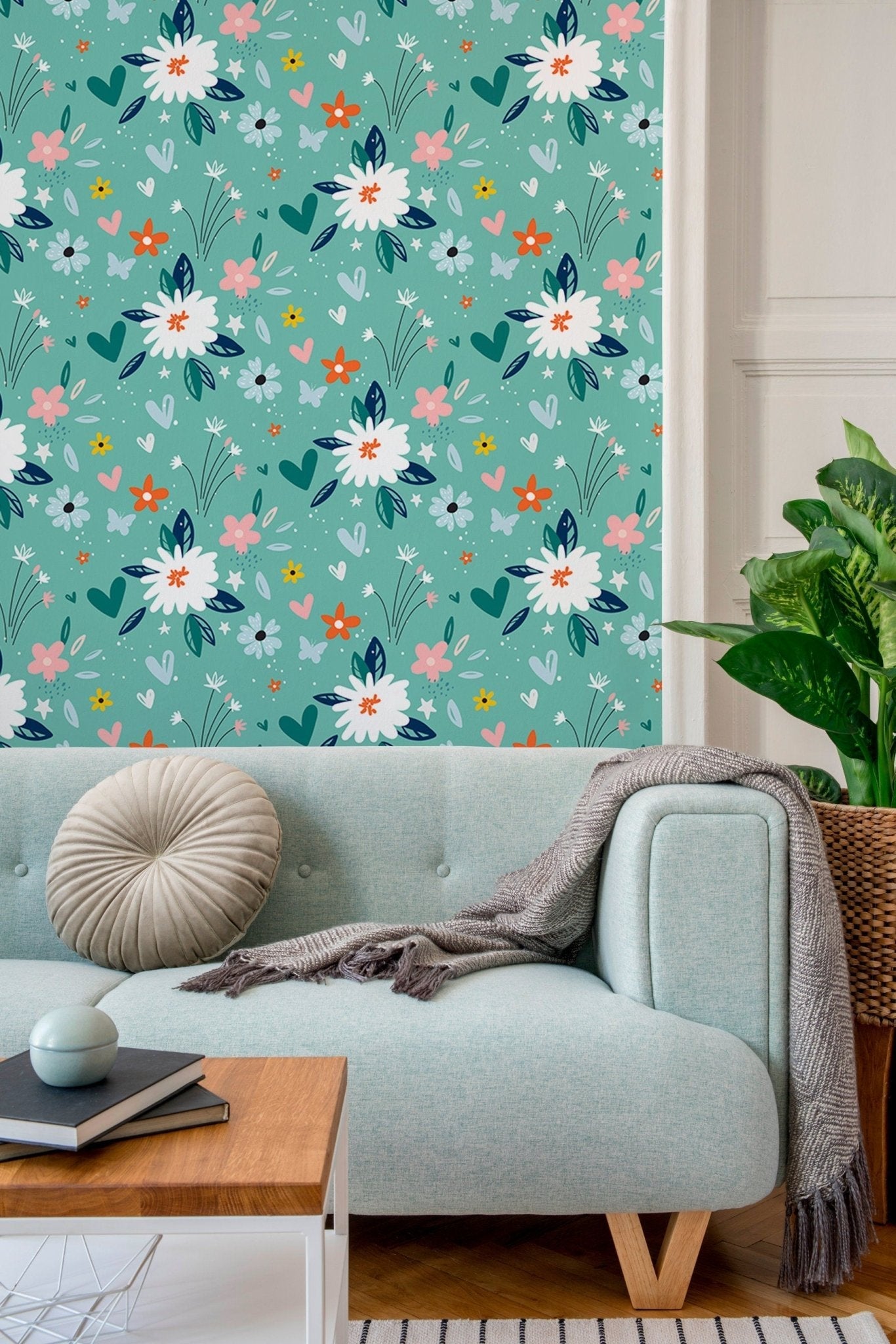Floral Fantasy Wallpaper - B307 - WallTrend