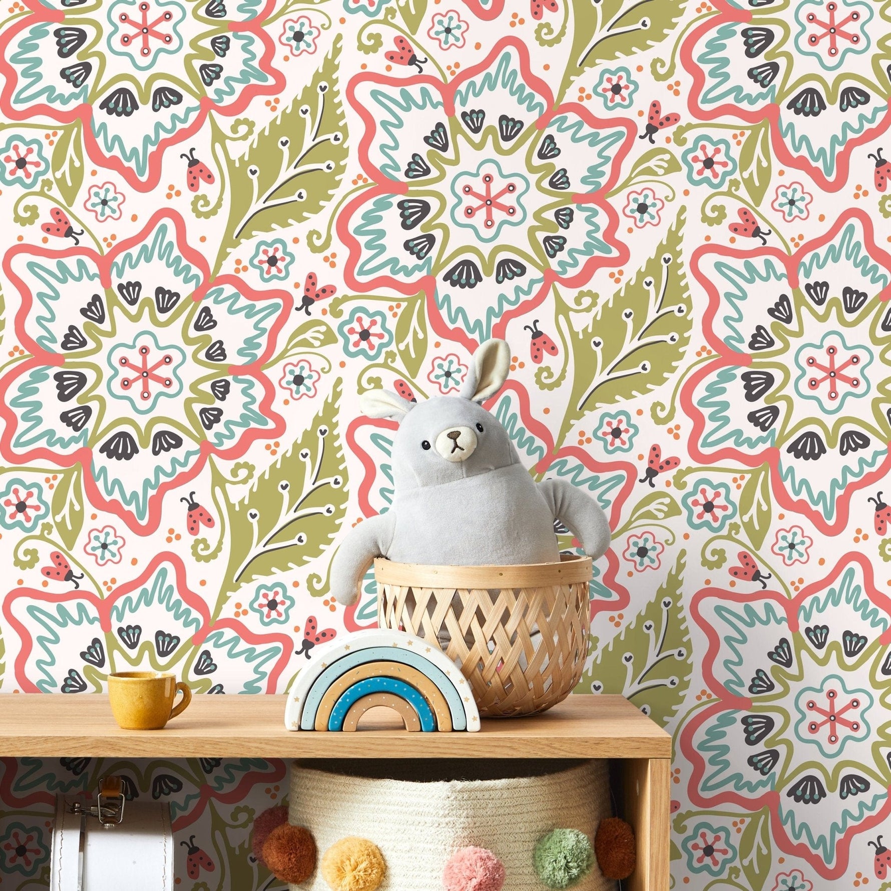 Floral Fiesta Wallpaper - C321 - WallTrend