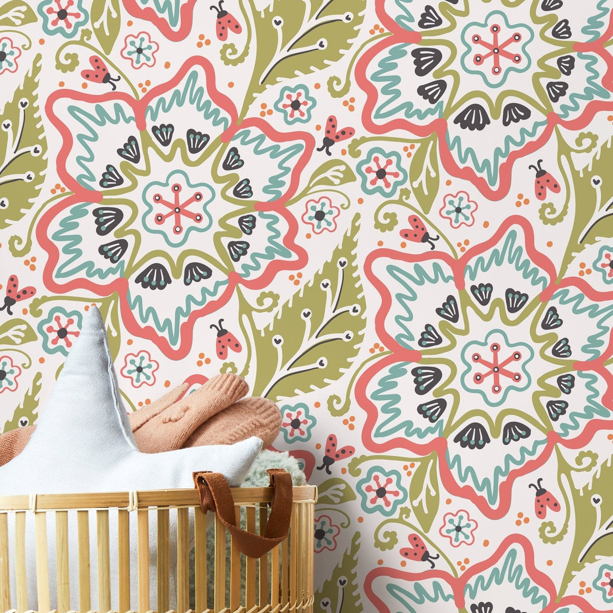 Floral Fiesta Wallpaper - C321 - WallTrend