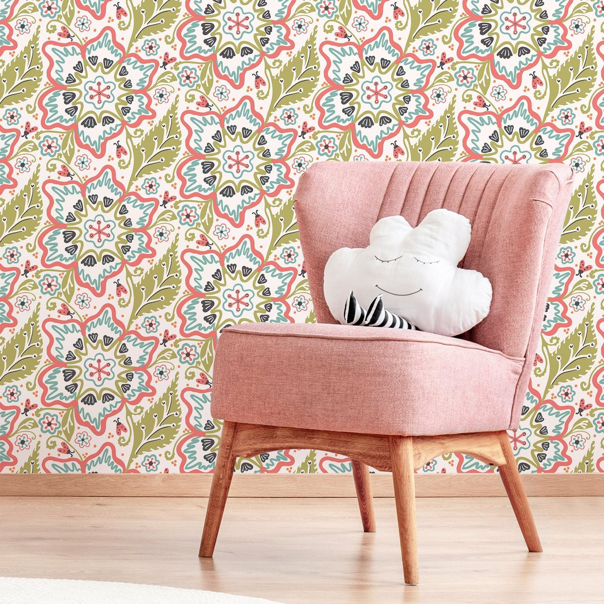 Floral Fiesta Wallpaper - C321 - WallTrend