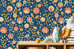 Floral Garden Wallpaper - D109 - WallTrend