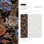 Floral Garden Wallpaper Peonny and Butterflies Wallpaper Peel and Stick and Traditional Wallpaper - D822 - WallTrend