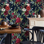 Floral Geometric Harmony Wallpaper - A833 - WallTrend