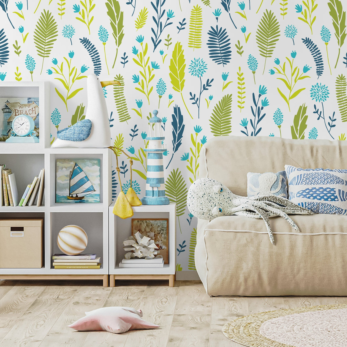 Floral Harmony Wallpaper - A879 - WallTrend