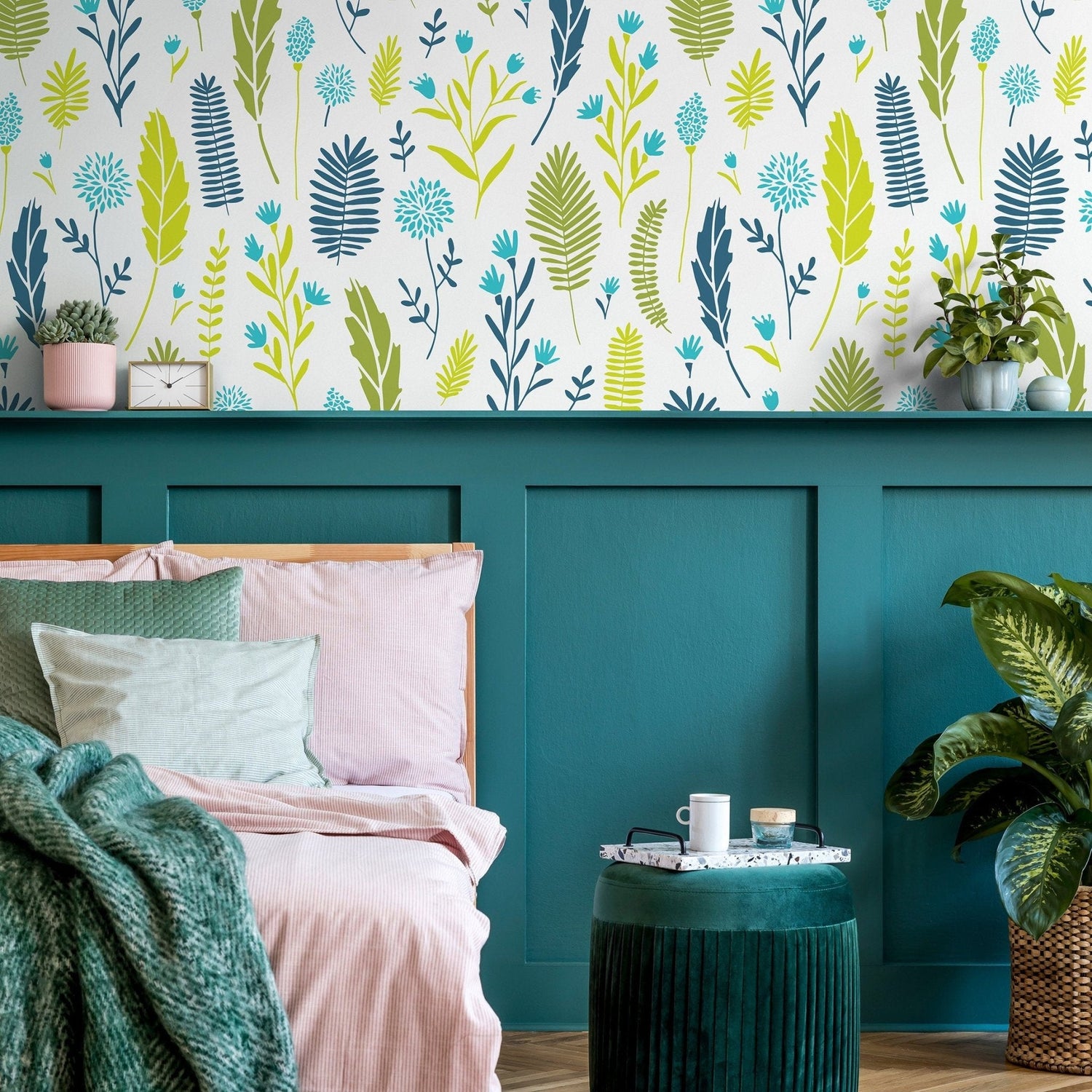 Floral Harmony Wallpaper - A879 - WallTrend