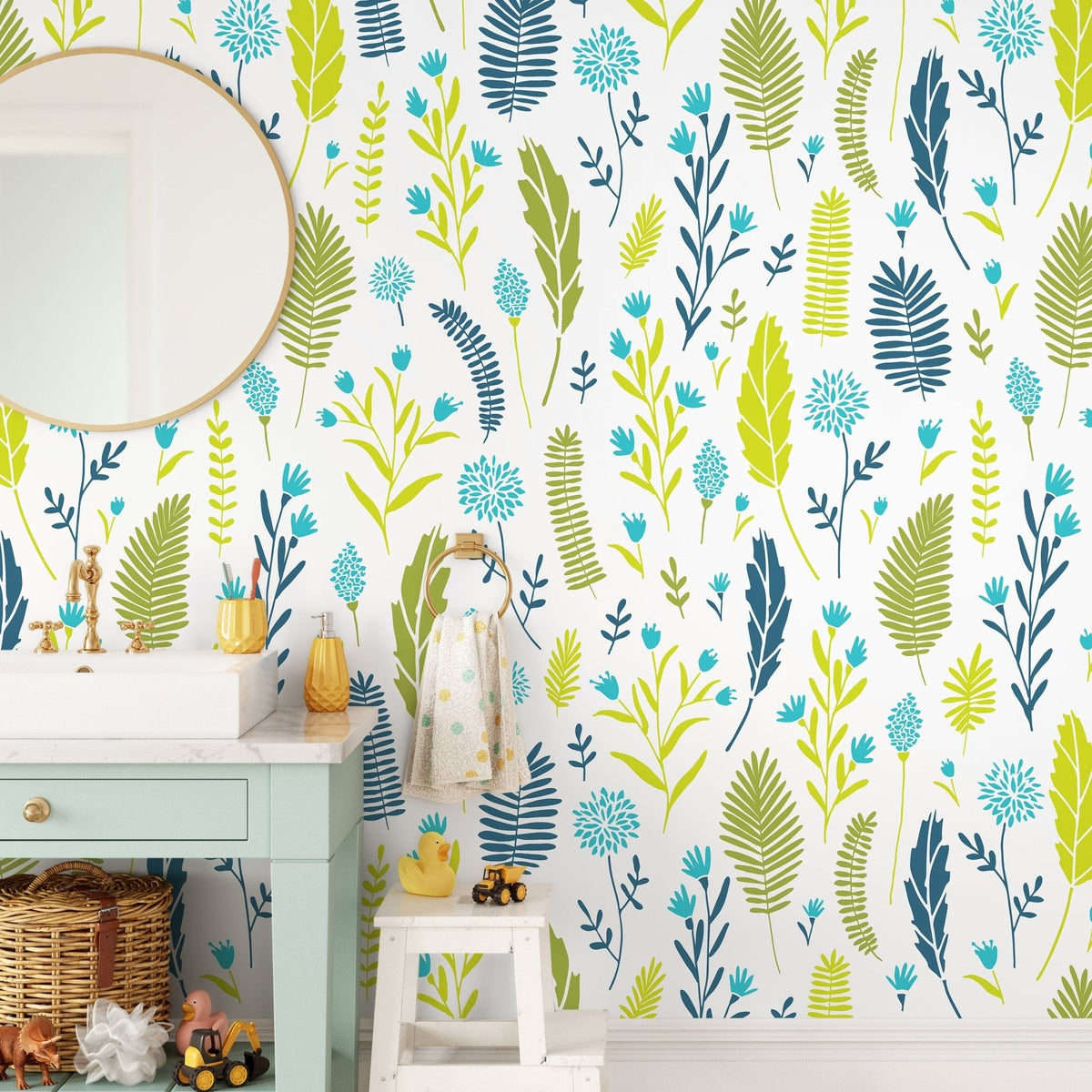 Floral Harmony Wallpaper - A879 - WallTrend