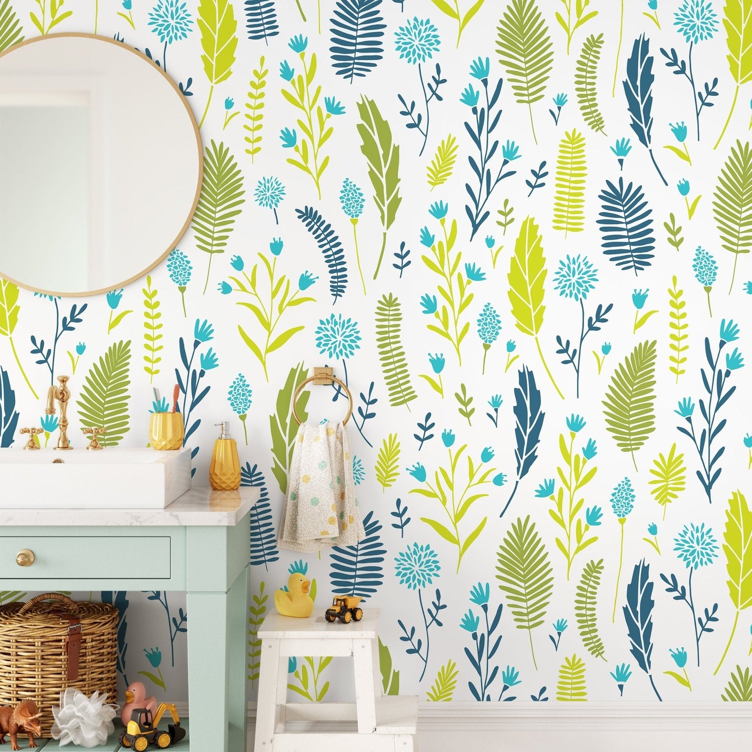 Floral Harmony Wallpaper - A879 - WallTrend