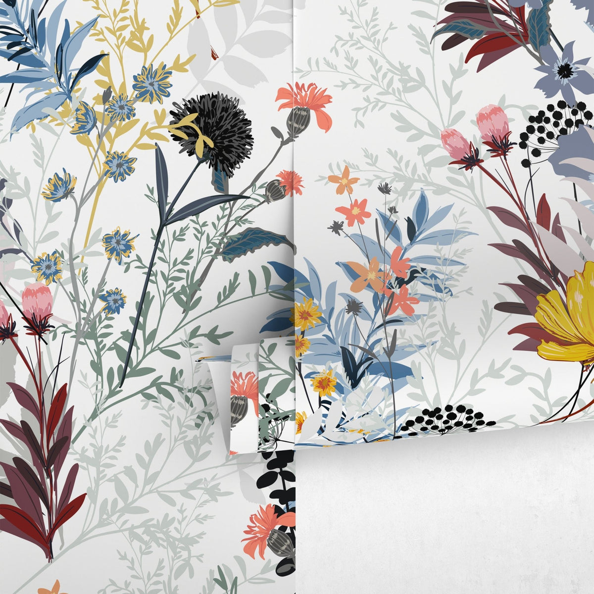 Floral Harmony Wallpaper - B048 - WallTrend
