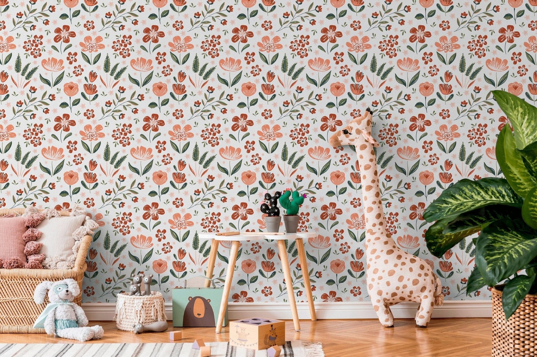 Floral Harmony Wallpaper - B653 - WallTrend