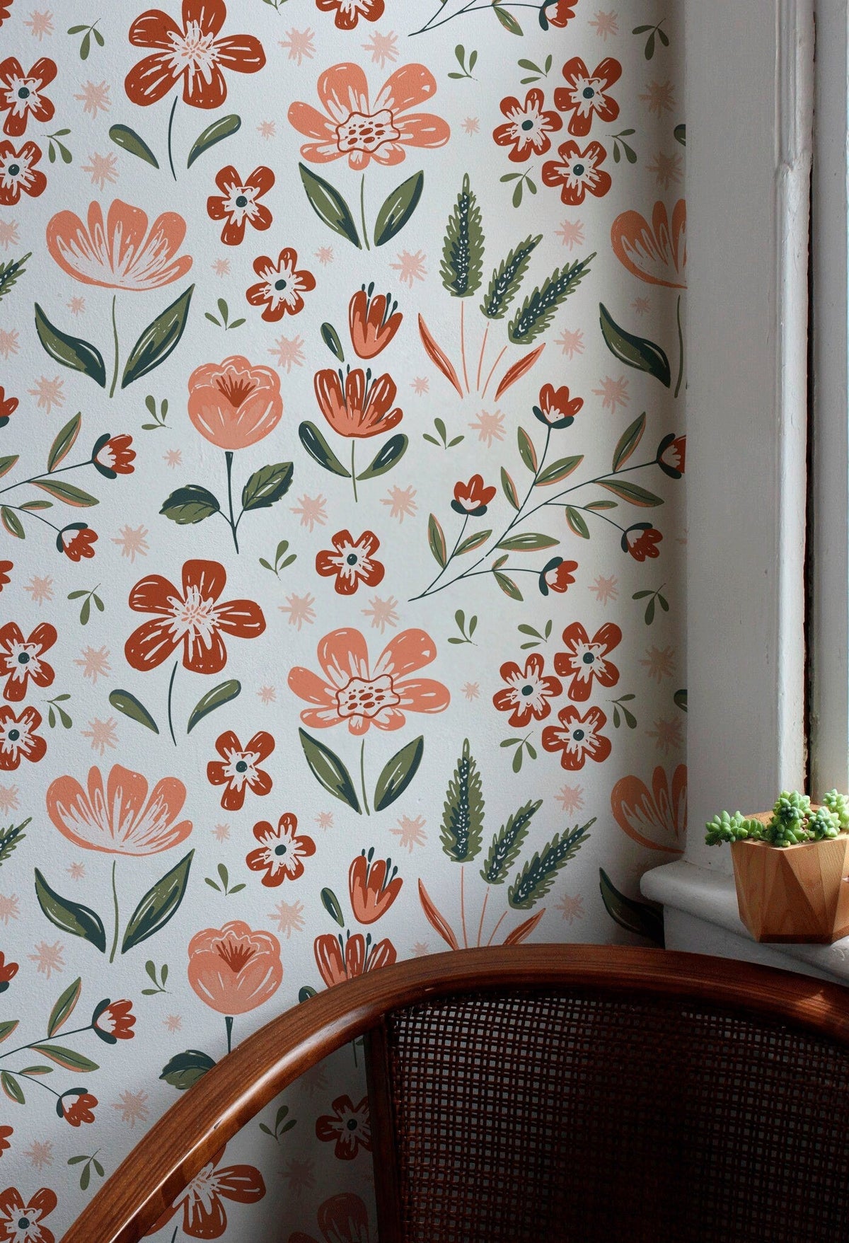 Floral Harmony Wallpaper - B653 - WallTrend