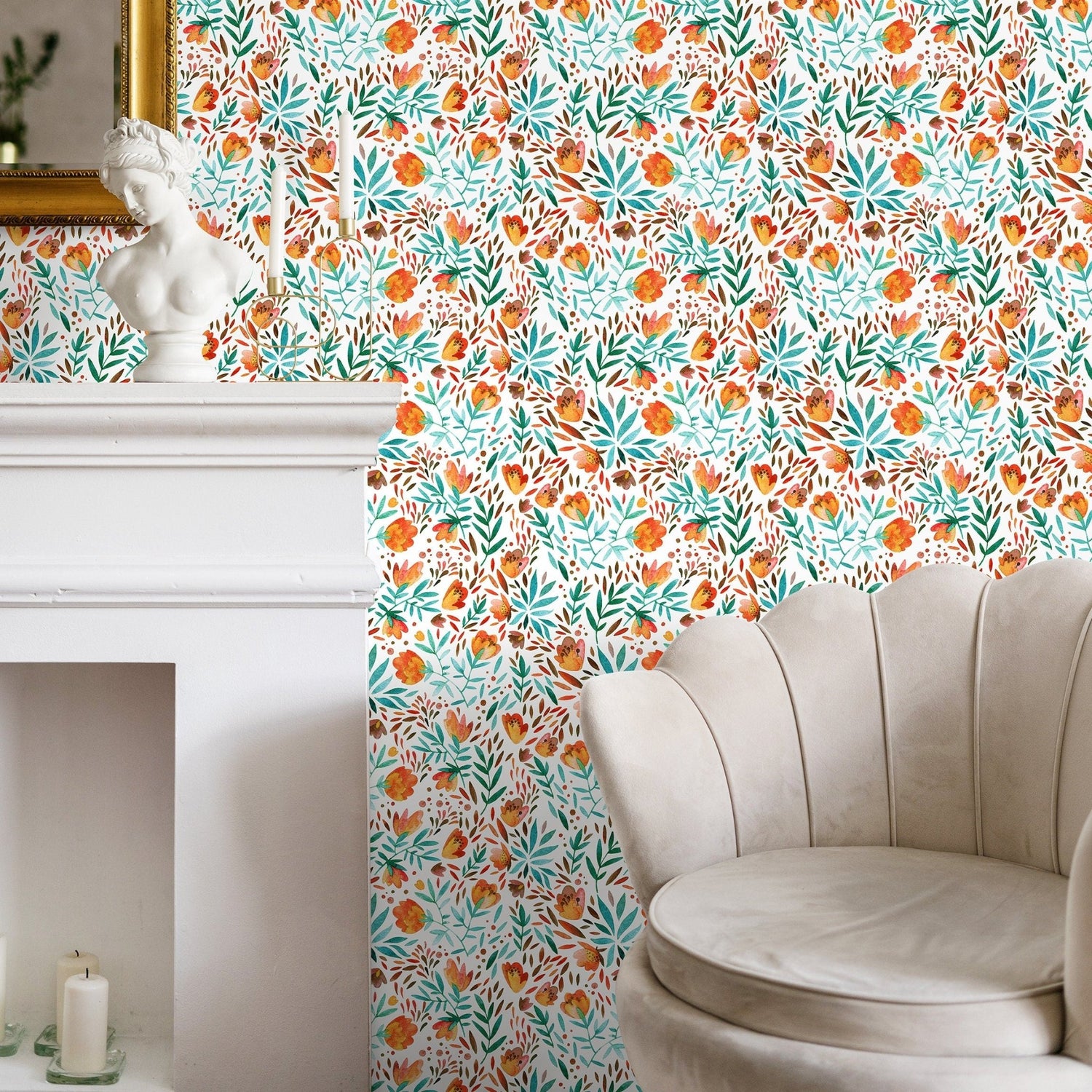 Floral Harmony Wallpaper - C311 - WallTrend