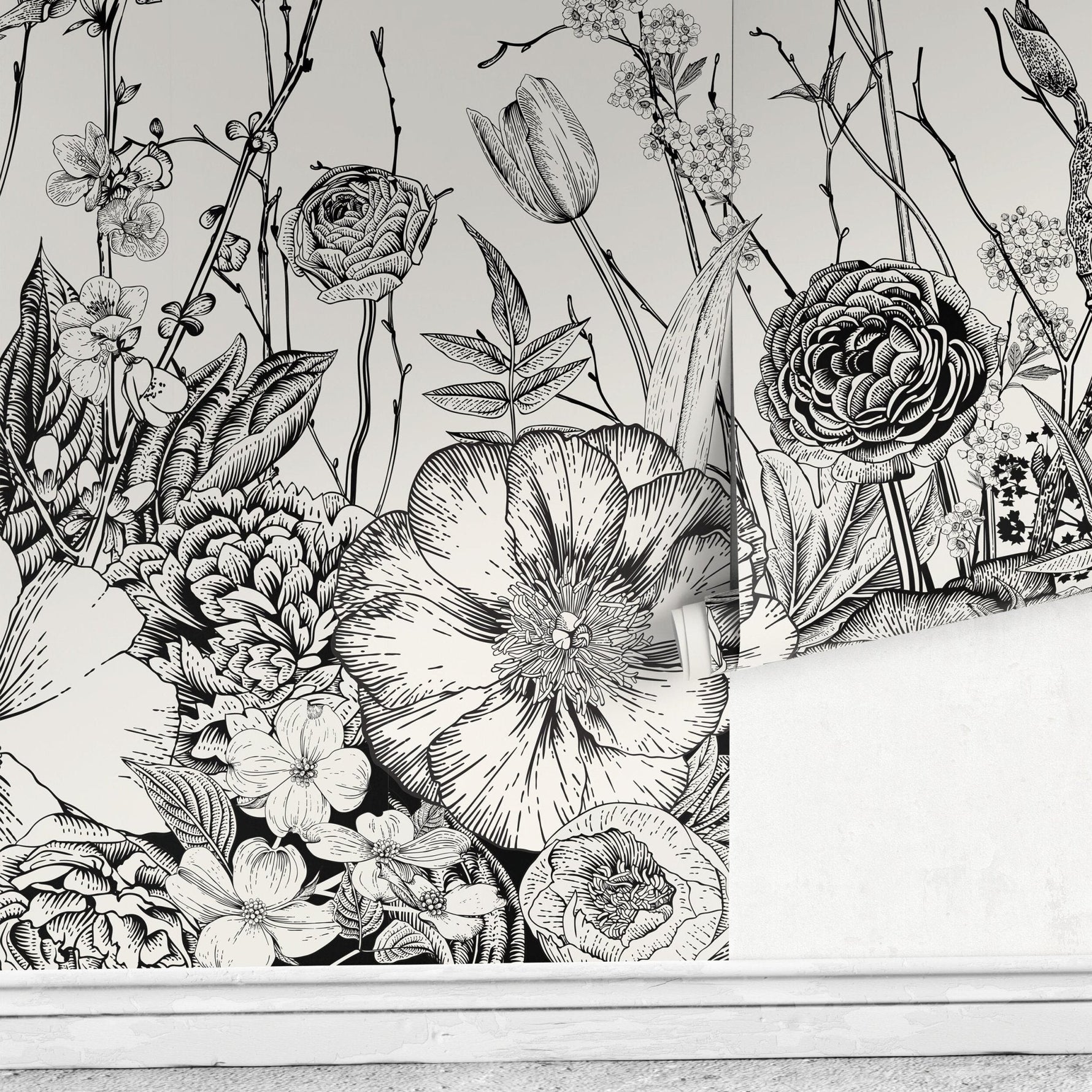 Floral Meadow Wallpaper - A531 - WallTrend