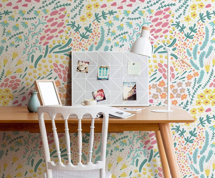 Floral Meadow Wallpaper - B586 - WallTrend