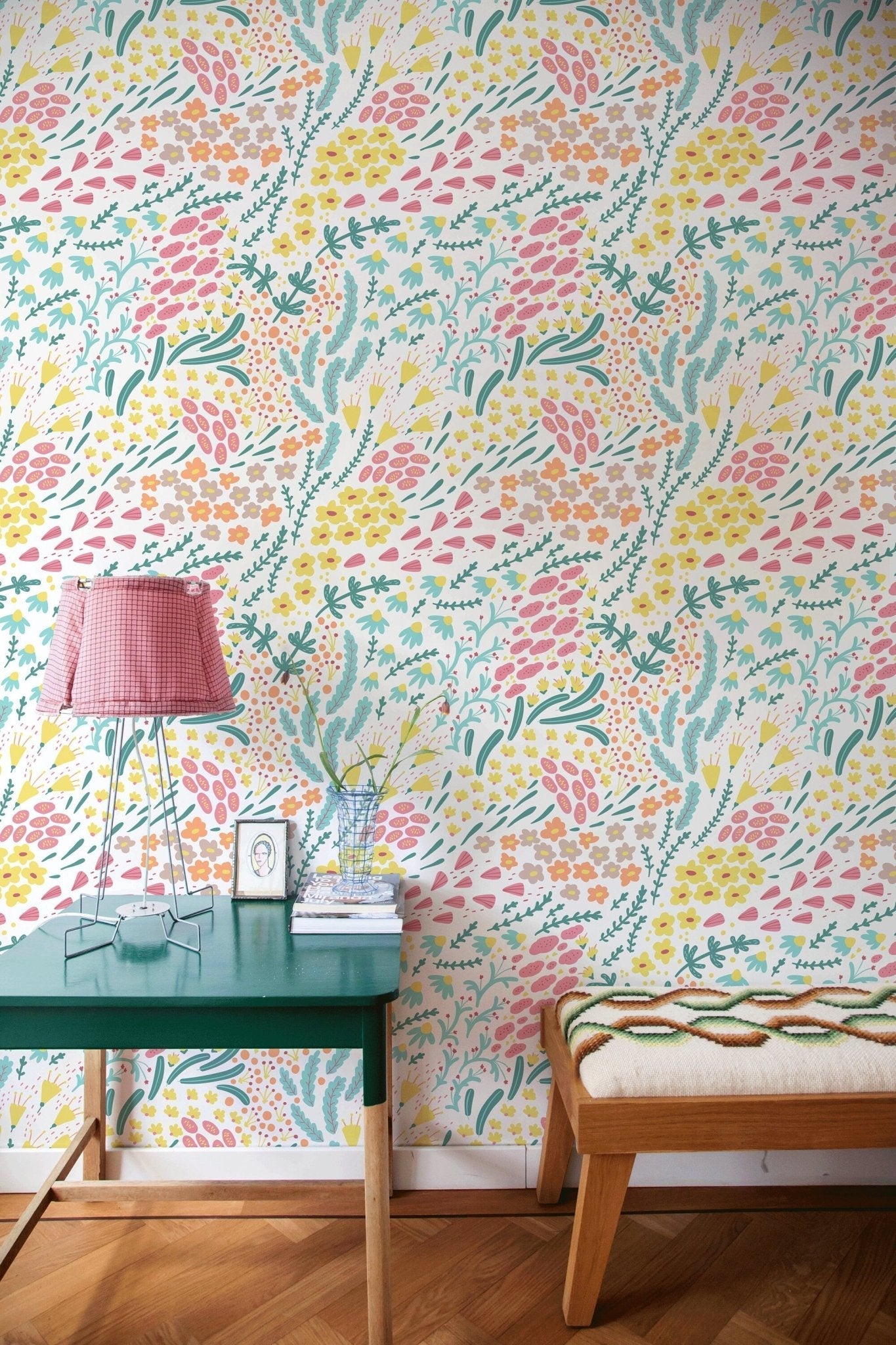 Floral Meadow Wallpaper - B586 - WallTrend