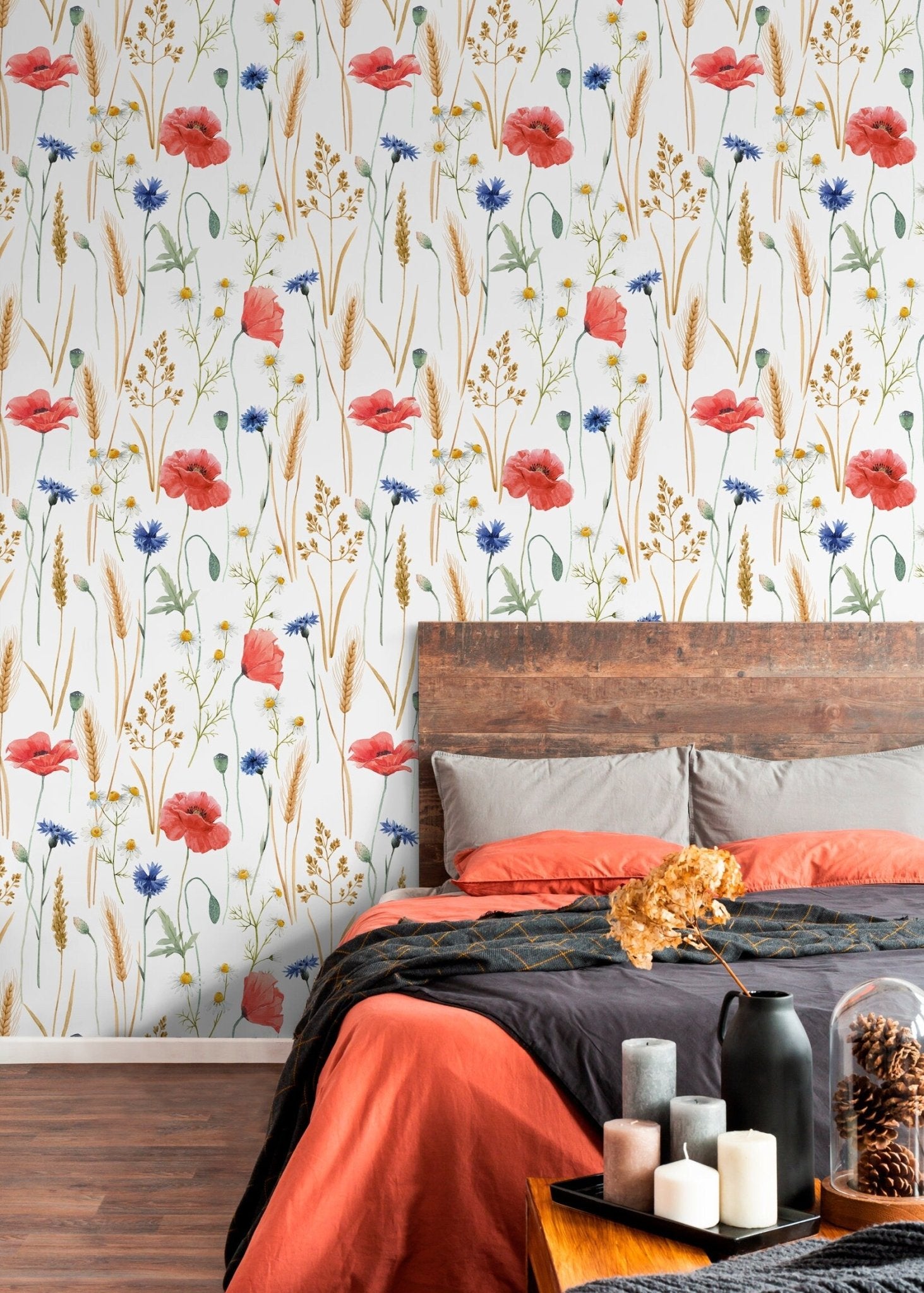 Floral Meadow Wallpaper - C784 - WallTrend