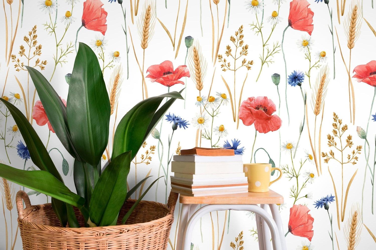 Floral Meadow Wallpaper - C784 - WallTrend