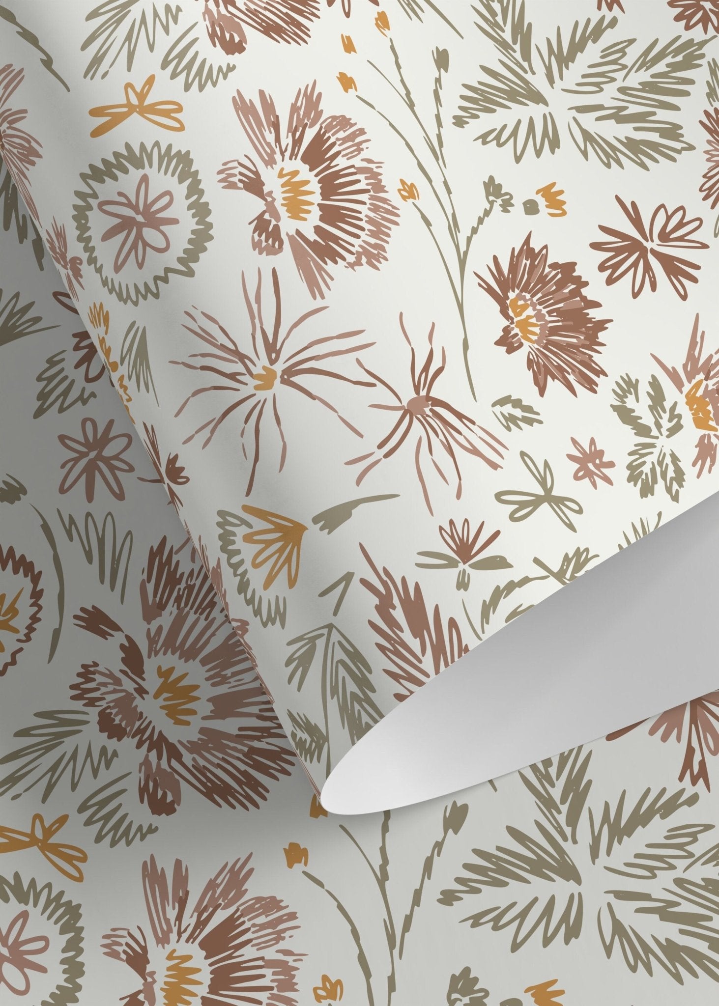 Floral Meadow Wallpaper - D320 - WallTrend