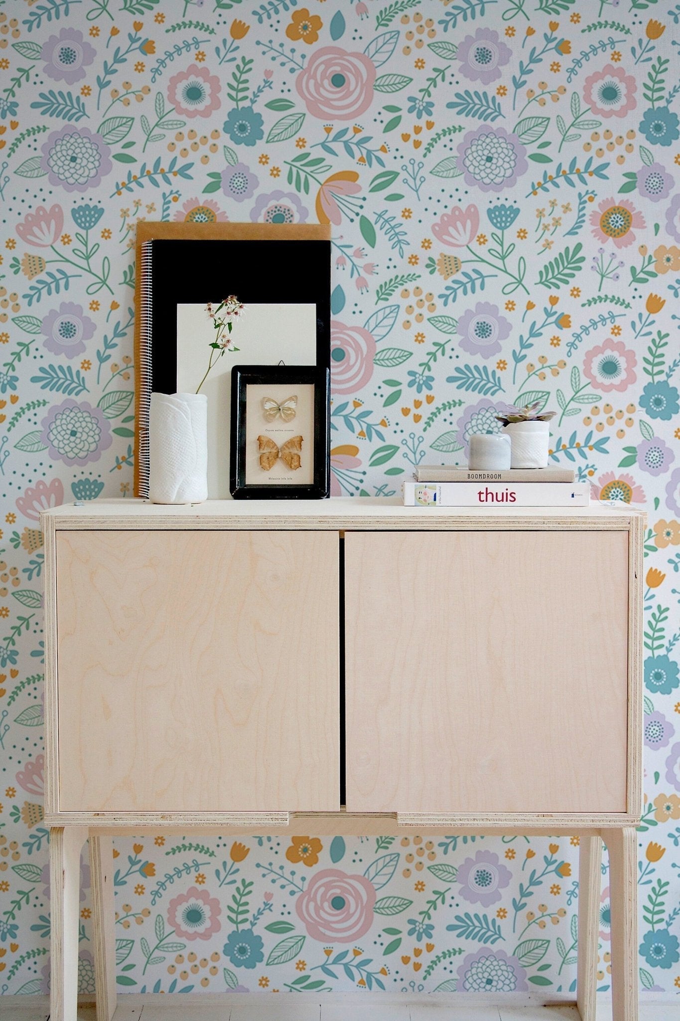 Floral Melody Wallpaper - A815 - WallTrend