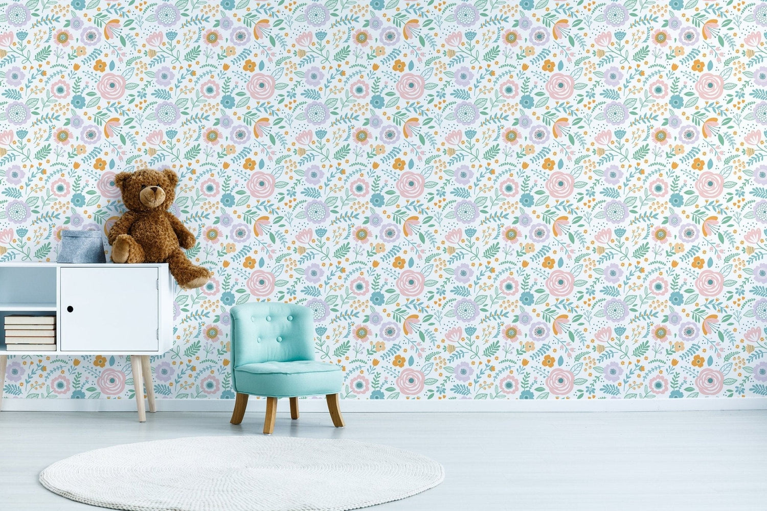 Floral Melody Wallpaper - A815 - WallTrend