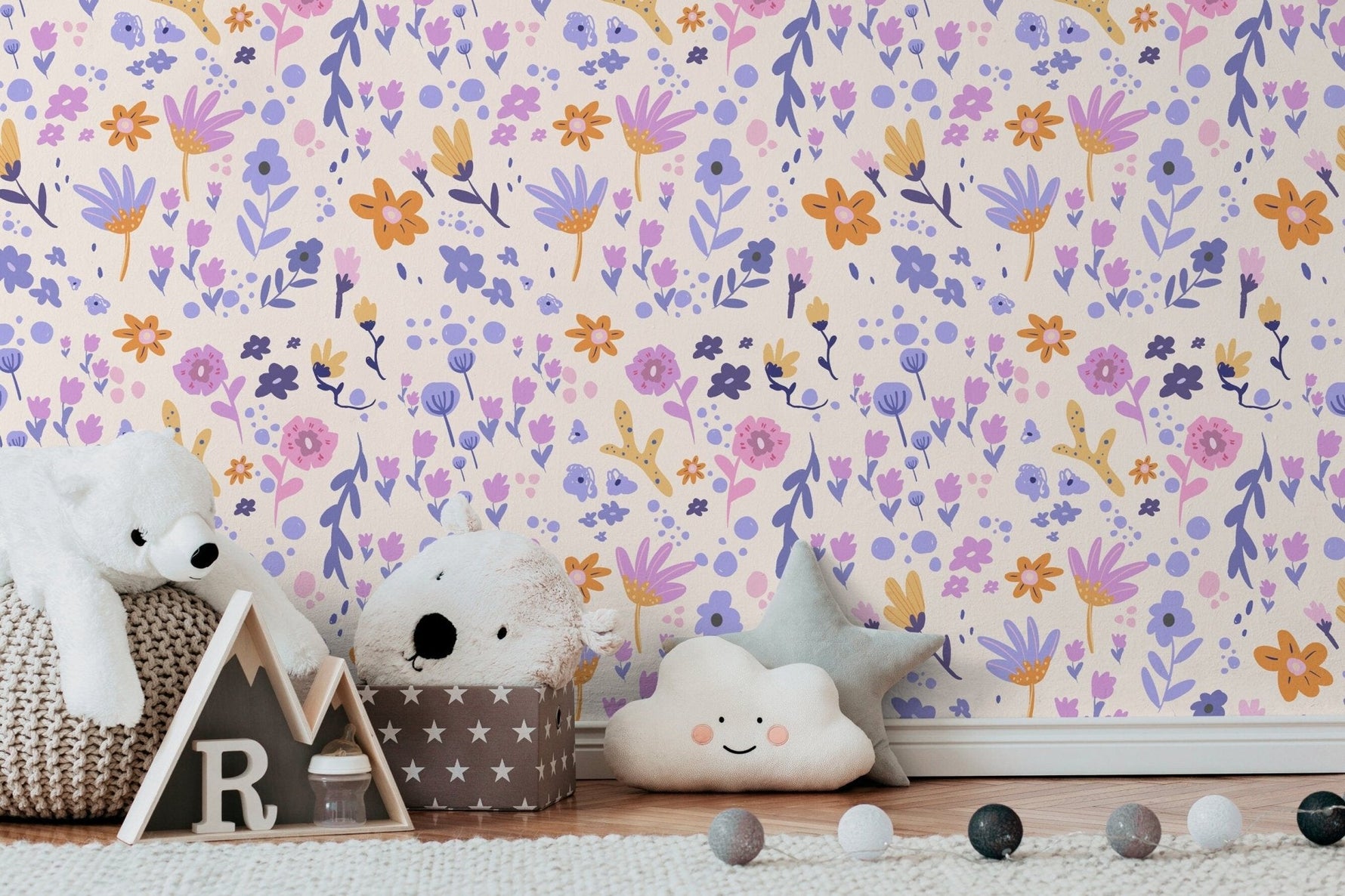 Floral Melody Wallpaper - C478 - WallTrend