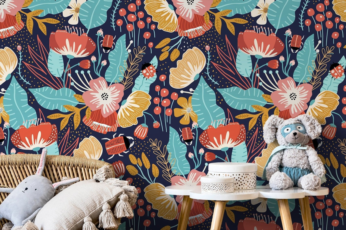 Floral Melody Wallpaper - D311 - WallTrend