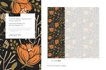 Floral Midnight Garden Wallpaper - D153 - WallTrend