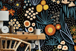 Floral Night Garden Wallpaper - D168 - WallTrend