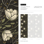 Floral Nocturne Wallpaper - D149 - WallTrend