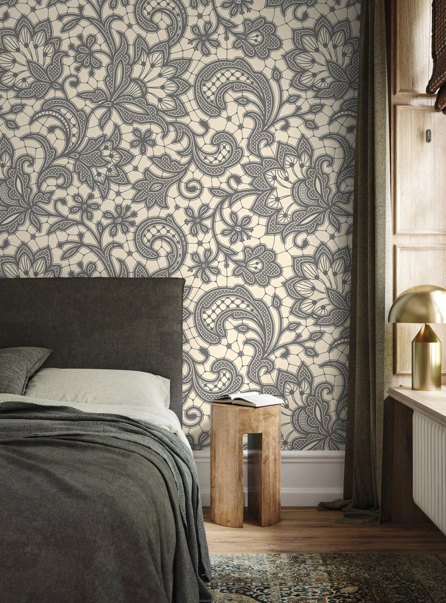 Floral Paisley Elegance Wallpaper - D209 - WallTrend