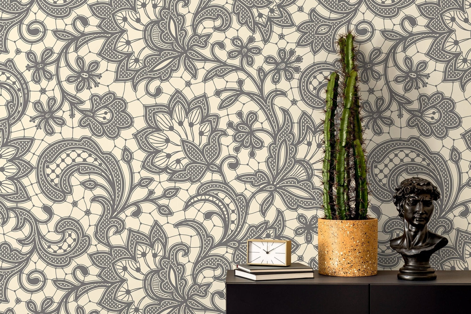 Floral Paisley Elegance Wallpaper - D209 - WallTrend