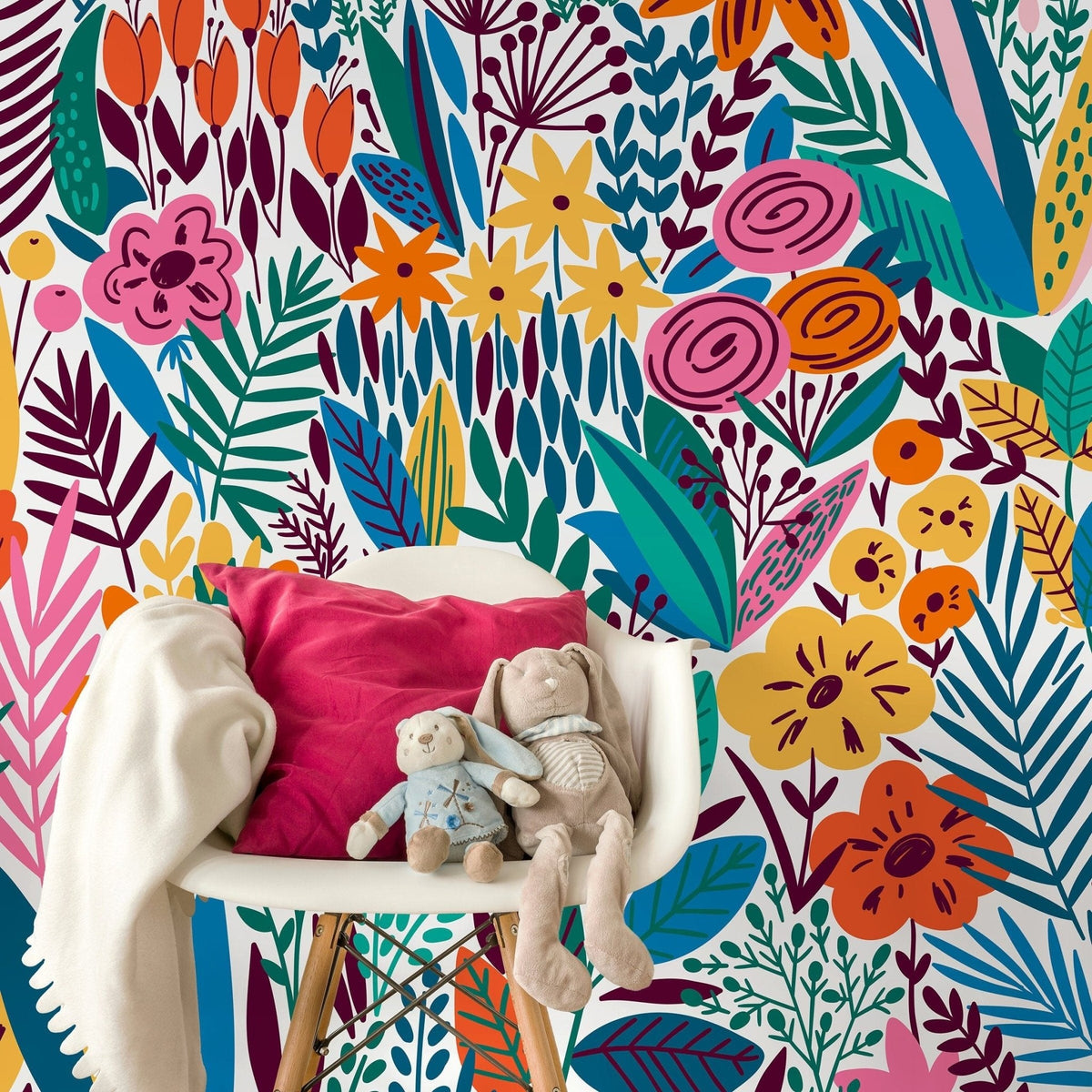 Floral Paradise Wallpaper - A613 - WallTrend