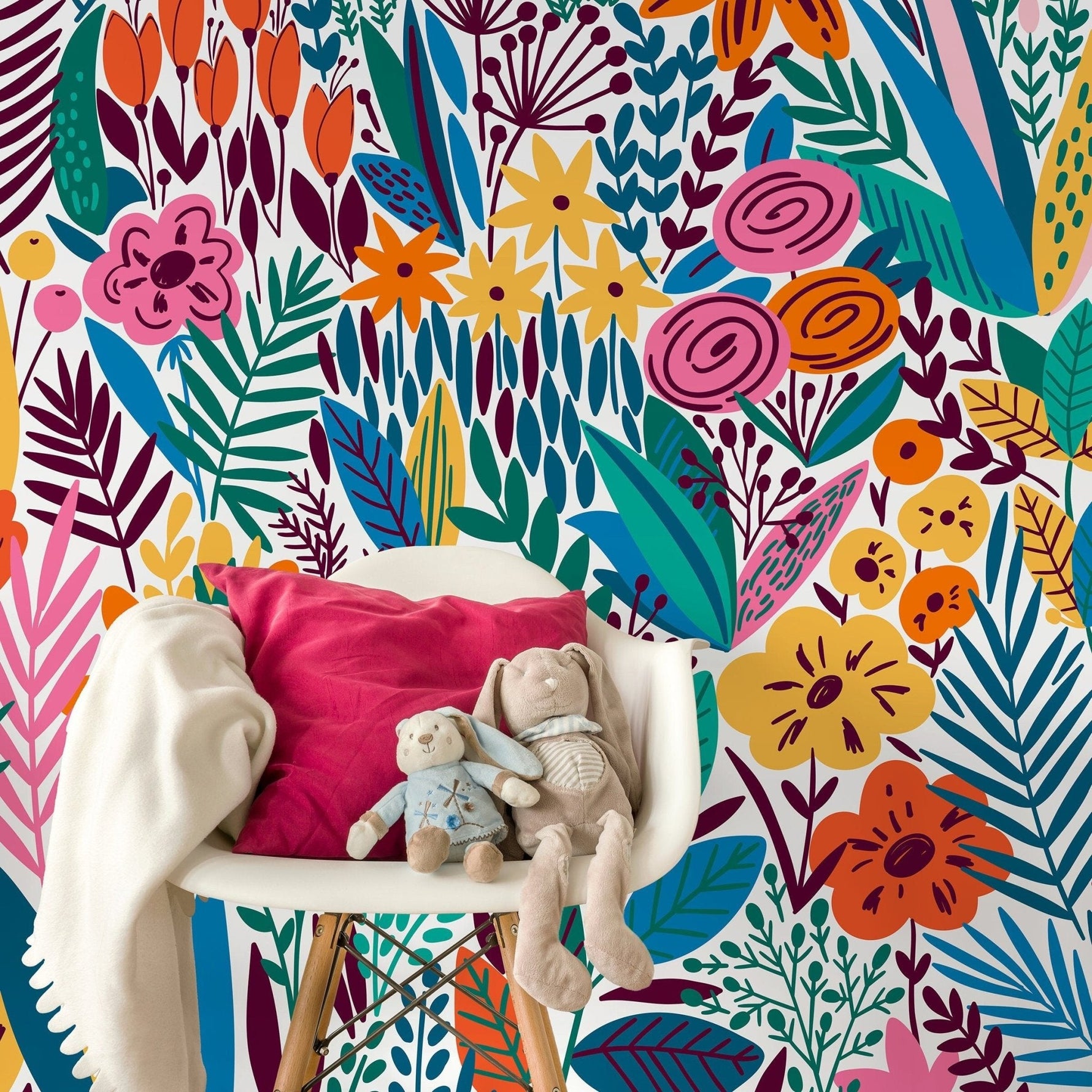 Floral Paradise Wallpaper - A613 - WallTrend