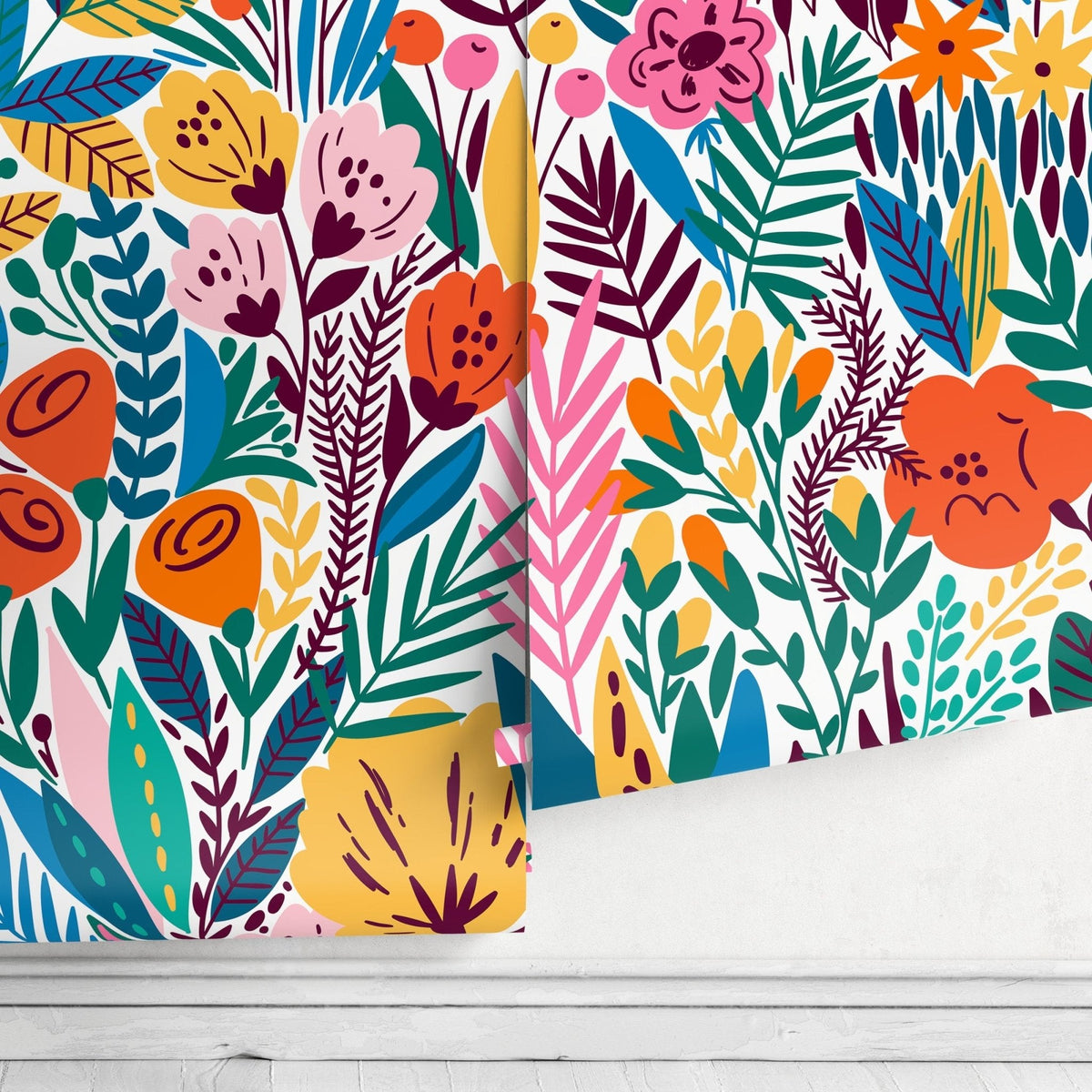 Floral Paradise Wallpaper - A613 - WallTrend