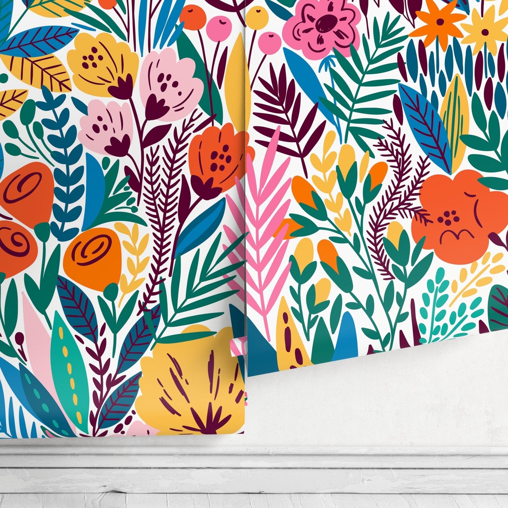 Floral Paradise Wallpaper - A613 - WallTrend